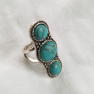 Sterling silver turquoise ring